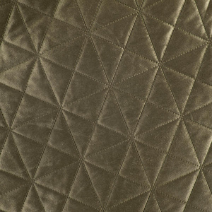 170 x 210 Quilted Velvet Luiz3 Brown Bedspread