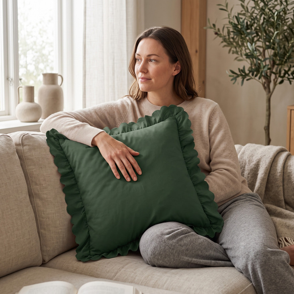 Poszewka 45 x 45 z Falbaną Luxury Jowita 05