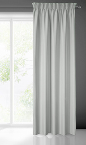 Rita Decorative Tape Curtain 140 x 270 Steel