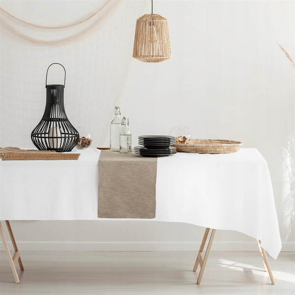 Bieżnik 40 x 140 Plamoodporny Viva Biały