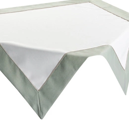 Tablecloth 85 x 85 Decorative Sylvia Natural+Olive