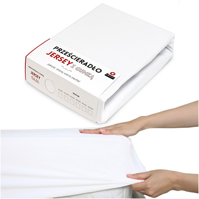 Prześcieradło 140 x 200 Jersey z Gumką Gaja 14