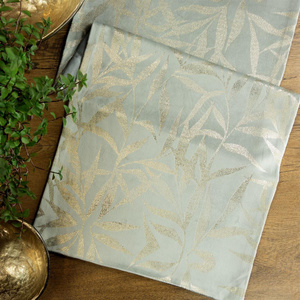 35 x 140 Decorative Velvet Blink15 Silver Runner