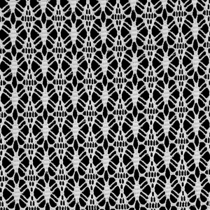 Firana 140 x 250 Dekoracyjna Przelotki MIRELLA Bia