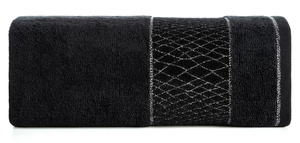 Ręcznik 30 x 50 Kąpielowy Żakard Rosa 06 Czarny