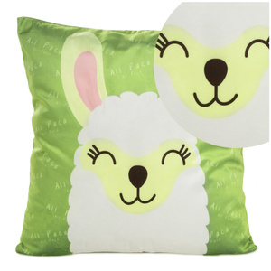 45 x 45 Decorative Velvet Kids 2C Green pillowcase