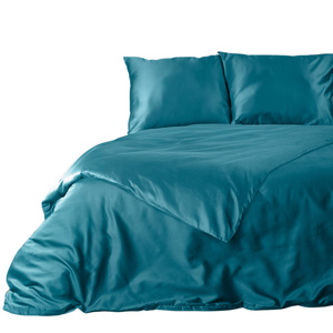 Bedding 220 x 200 3pc Satin Nova3 Turquoise