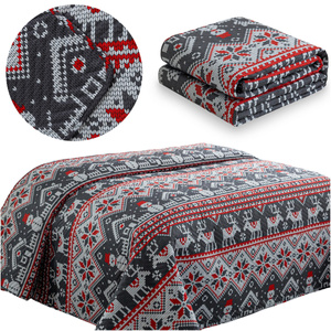 Quilt 170 x 210 Embossed Christmas Levent 03