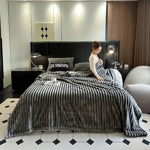 Blanket 160 x 200 Microfiber Plush Shirley 02