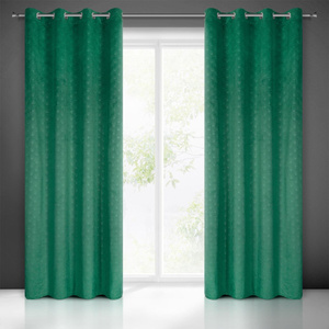 Velvet Juliet Curtain 140 x 250 Spill Green