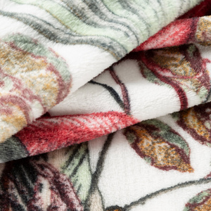 Koc 150 x 200 Mikrofibra Parrot Zieleń+Róż