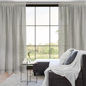 Curtain 140 x 270 Decorative Emilia Silver Tape