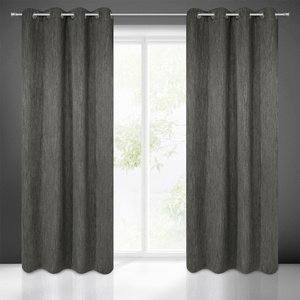 Curtain 135 x 250 Ready Decorative Rossie Graphite