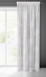 Jane Decorative Curtain 140 x 270 Tape White