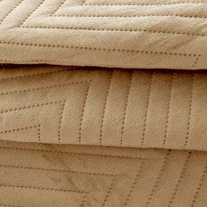 Quilt 200 x 220 Herringbone Velvet Caden 06