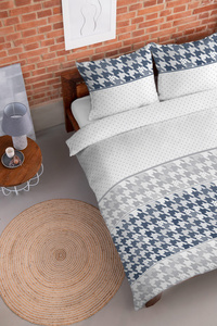 Bedding 220 x 200 3pc Flannel Cotton Laura 4149A