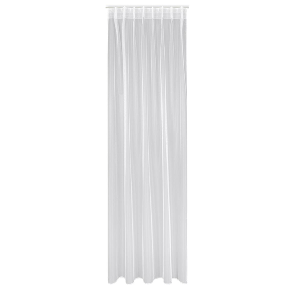 Decorative Curtain Tonia 140 x 270 Tape White