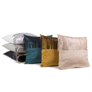 45 x 45 Decorative Velvet Pillowcase Jasper Silver