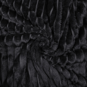 Koc 160 x 200  Mikrofibra Tłoczona Pasy Nuvio 08