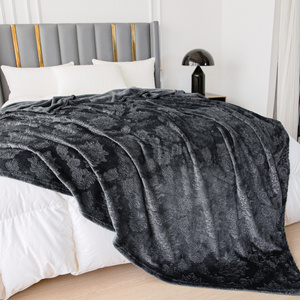 Blanket 160 x 200 Microfiber Embossed Clemente 02