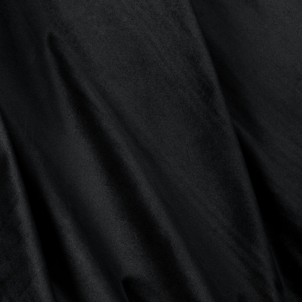 Zasłona 140 x 270 Welwet z Falbaną Dani Czarny