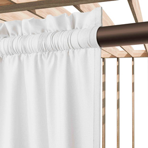 Zasłona 140 x 250 Ogrodowa na Taśmie Gaia Biały