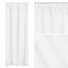 Zasłona 140 x 270 Blackout Taśma Hold Biały2