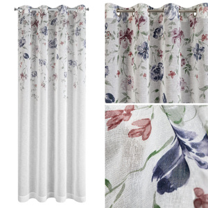 Zasłona Dekoracyjna D91 Alice 140 x 250 B+Bordo