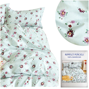 Bedding 160 x 200 3pcs Satin Cotton No. A1683