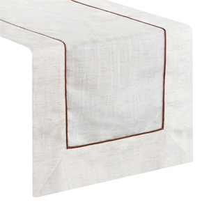 Bieżnik 40 x 180  Dekoracyjny Natu9 Nat+Brąz