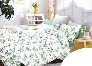 Bedding 200 x 220 3pc Satin Cotton No. A1570