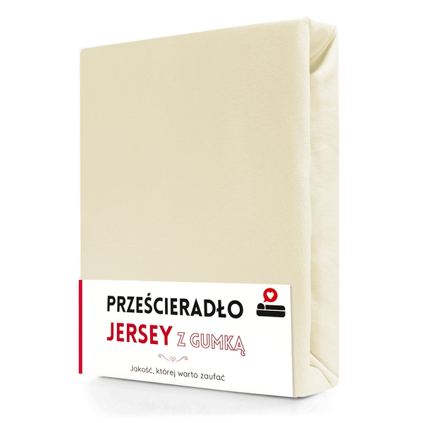 Prześcieradło 200 x 220 Jersey z Gumką Gaja 03