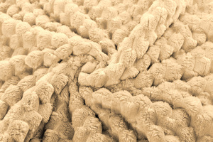 Blanket 200 x 220 Microfiber Embossed Plush Ala 3D Slices 04