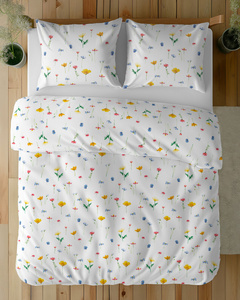 Bedding 160 x 200 3pc Asti Satin Cotton 5486A