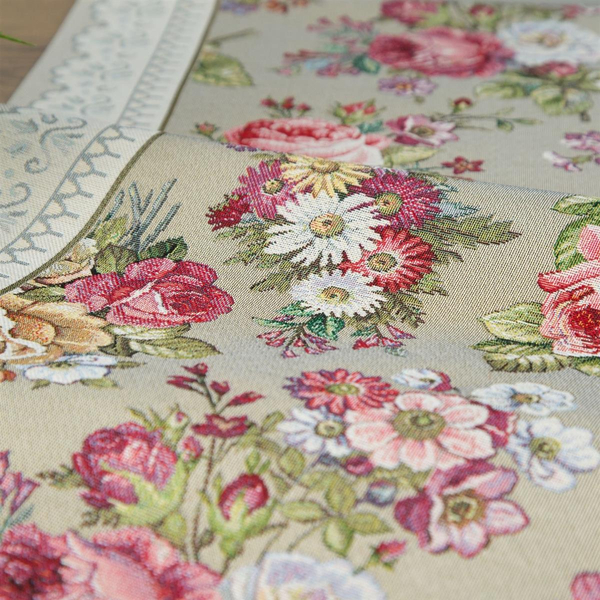 Tablecloth 100 x 100 Decorative Tapestry 1175 Olive