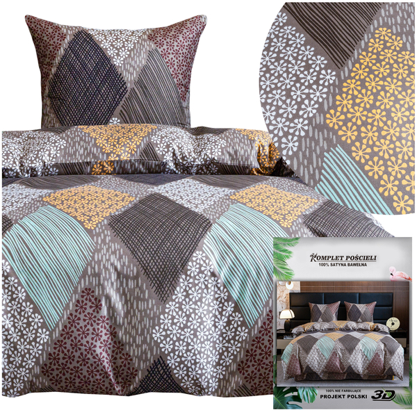 Pościel 140 x 200 2cz Satynowa Maria 3107