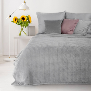 Blanket 150 x 200 Microfiber Design Cindy4 Silver