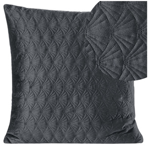 Velvet pillowcase Sid 45 x 45 Black