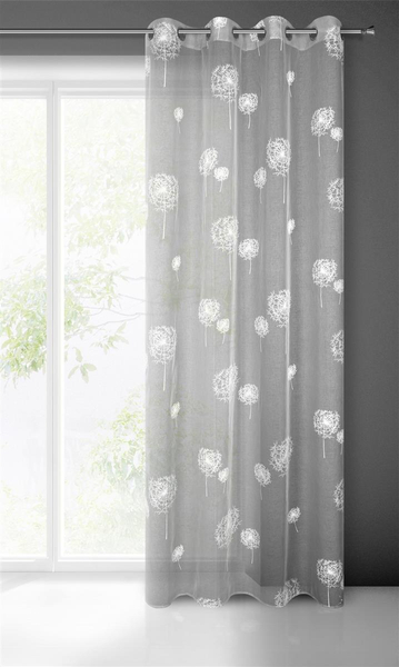 Sabine Decorative Curtain 140 x 250 Biala Przelotka