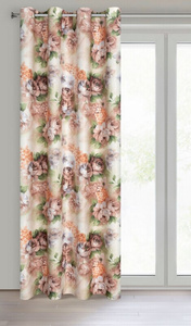 Curtain 140 x 250 Decorative Drawstring Altea Beige