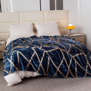 Koc 160 x 200 Mikrofibra Gładka Inger 19