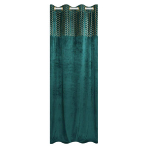Curtain 140 x 250 Decorative Velvet Nord Turquoise