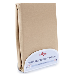 Prześcieradło Jersey z Gumką 020_D Beż 140x200