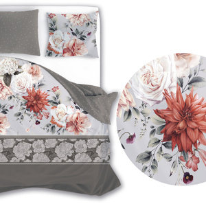 Bedding 160 x 200 3pc Satin Pure Sateen 007