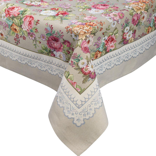 Tablecloth 140 x 180 Decorative Tapestry 1175 Olive