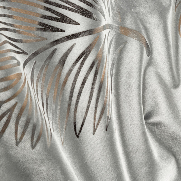 Zasłona 140 x 250 Welwet Przelotki Idalia Srebrny