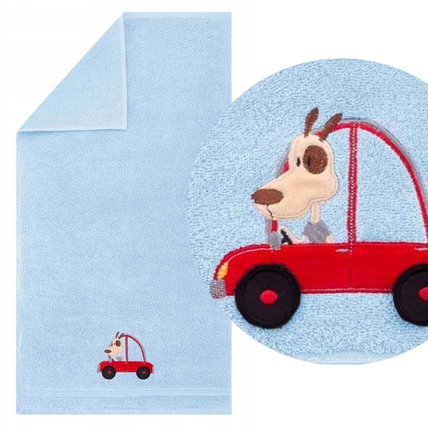 Towel 30 x 50 Children's Cotton 450g/m2 Doggie