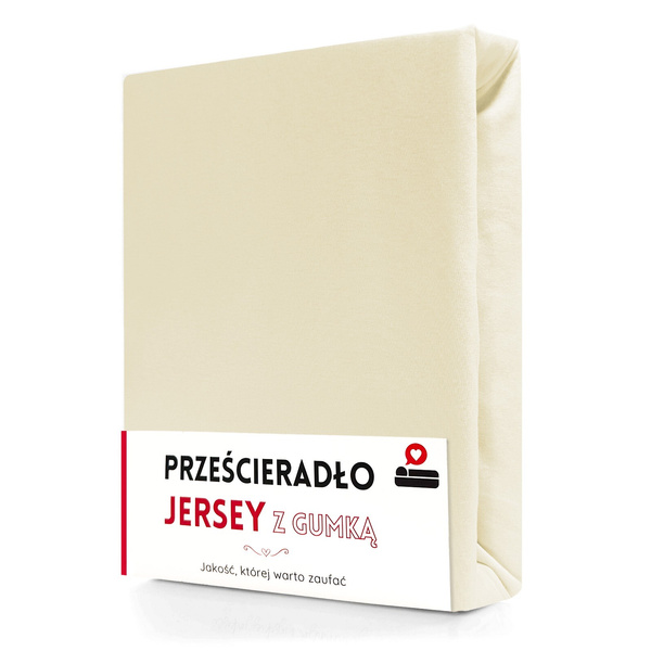 Prześcieradło 160 x 200 Jersey z Gumką Gaja 03