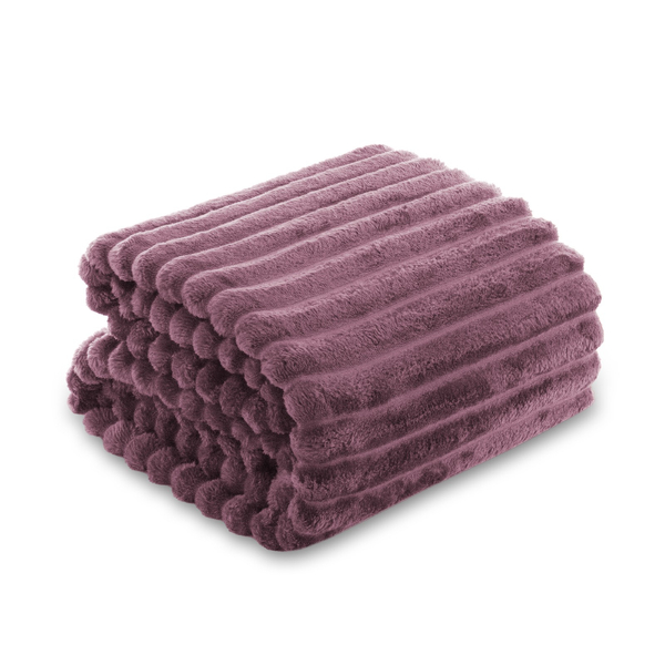 Blanket 200 x 220 Microfiber Stamped Stripes Nuvio 14