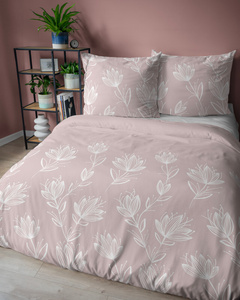 Pościel 220 x 200 3cz Flanela Bawełna Laura 4946A